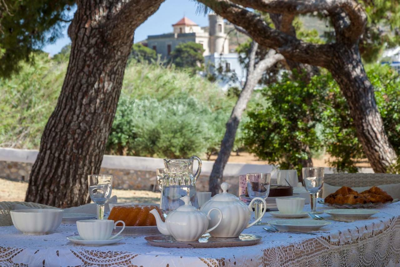 Villa Dellagracia Mansion In Poseidonia Syros Posidhonía Exterior foto